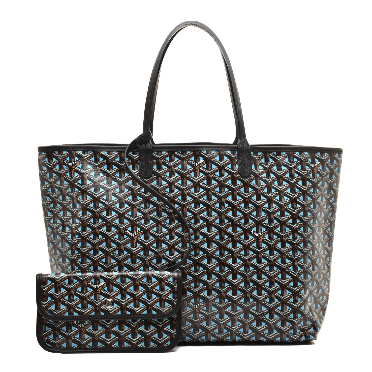 Goyard Goyardine Saint Louis Claire Voie PM Black Blue 1 of 7