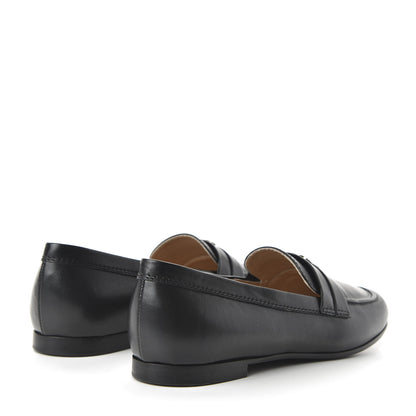 Chanel Lambskin CC Loafers 39.5 Black 4 of 9