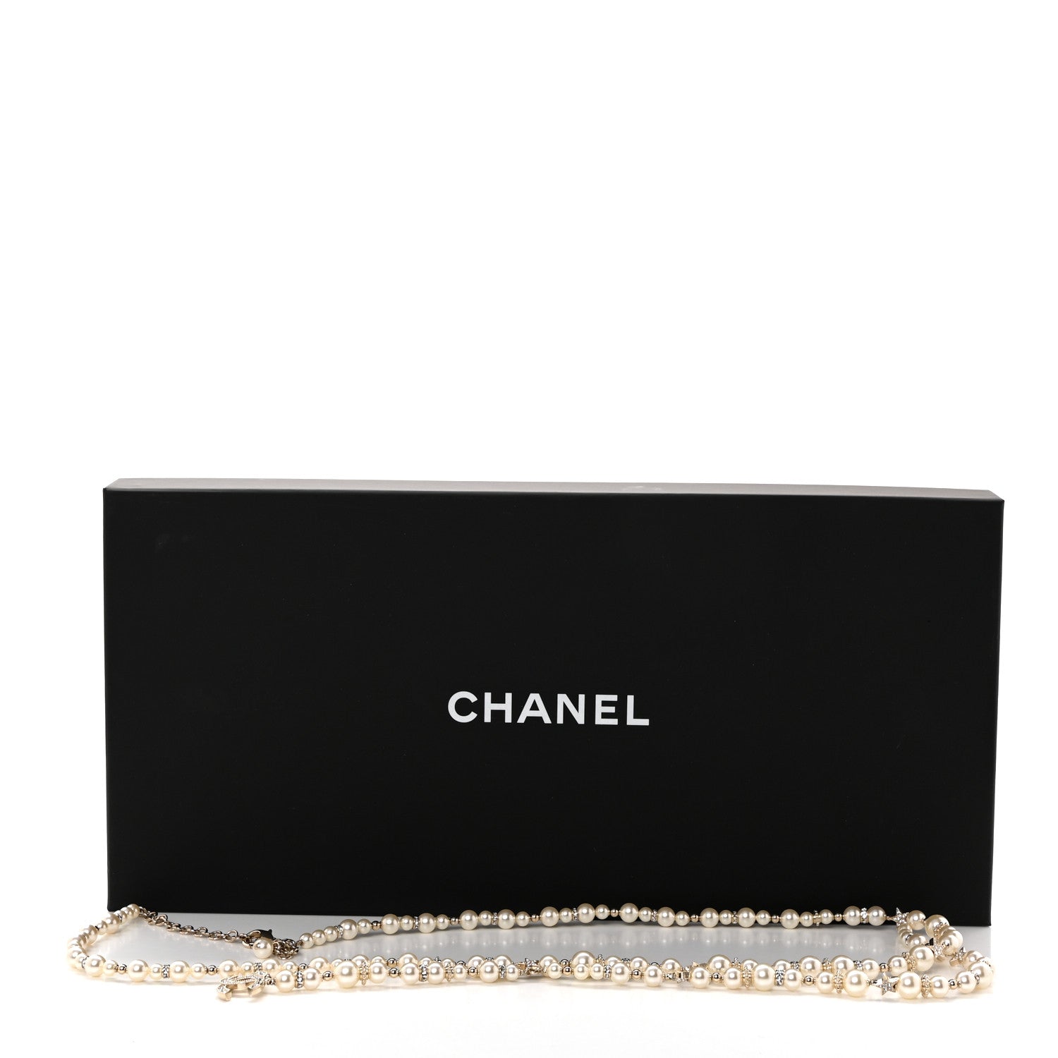 Chanel Pearl Crystal CC Star Belt Gold Pearly White 5 of 5
