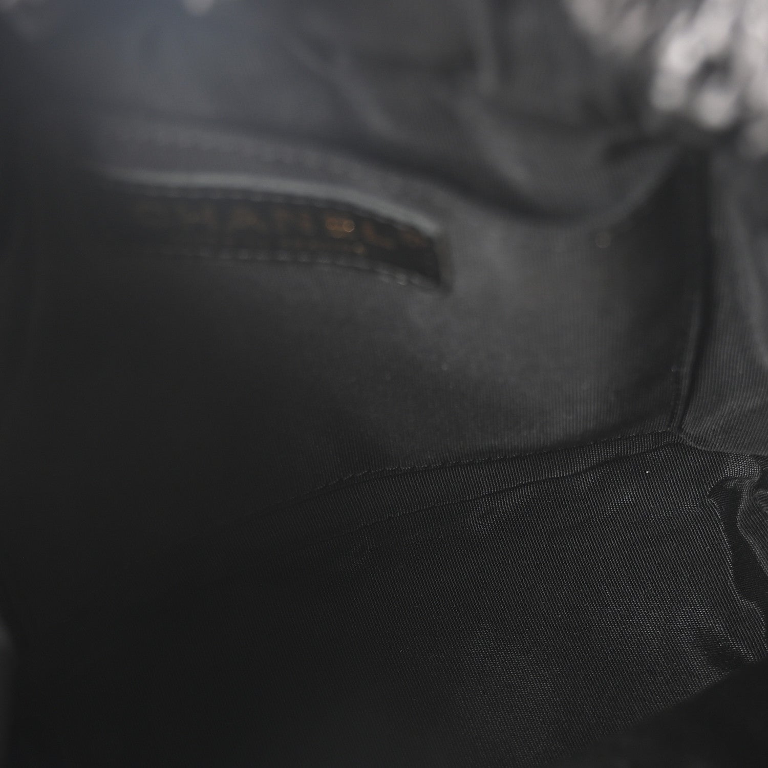 Chanel Denim Quilted Mood Small Bucket With Chain Black Multicolor 5 of 10