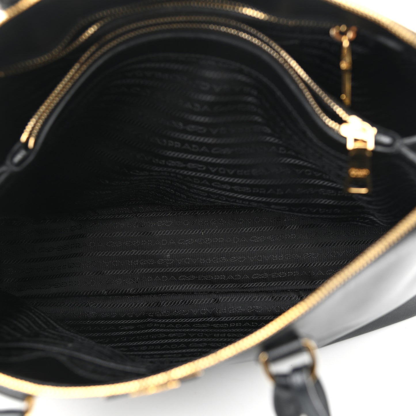 Saffiano Lux Large Promenade Tote Black