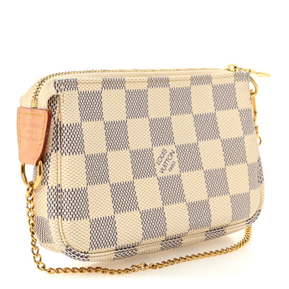 Louis Vuitton Damier Azur Mini Pochette Accessories 3 of 7