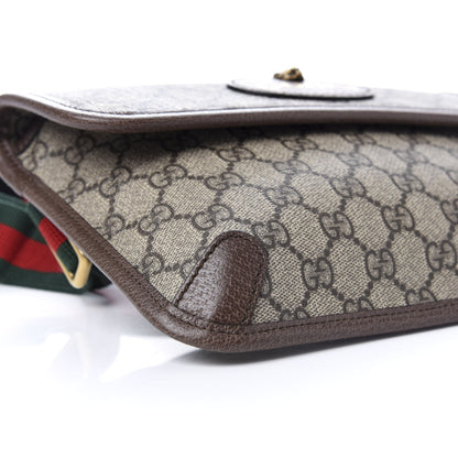 Gucci GG Supreme Monogram Neo Vintage Web Belt Bag Brown 7 of 9