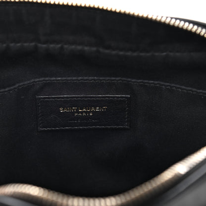 Saint Laurent Calfskin Matelasse Monogram Lou Camera Bag Black 8 of 10