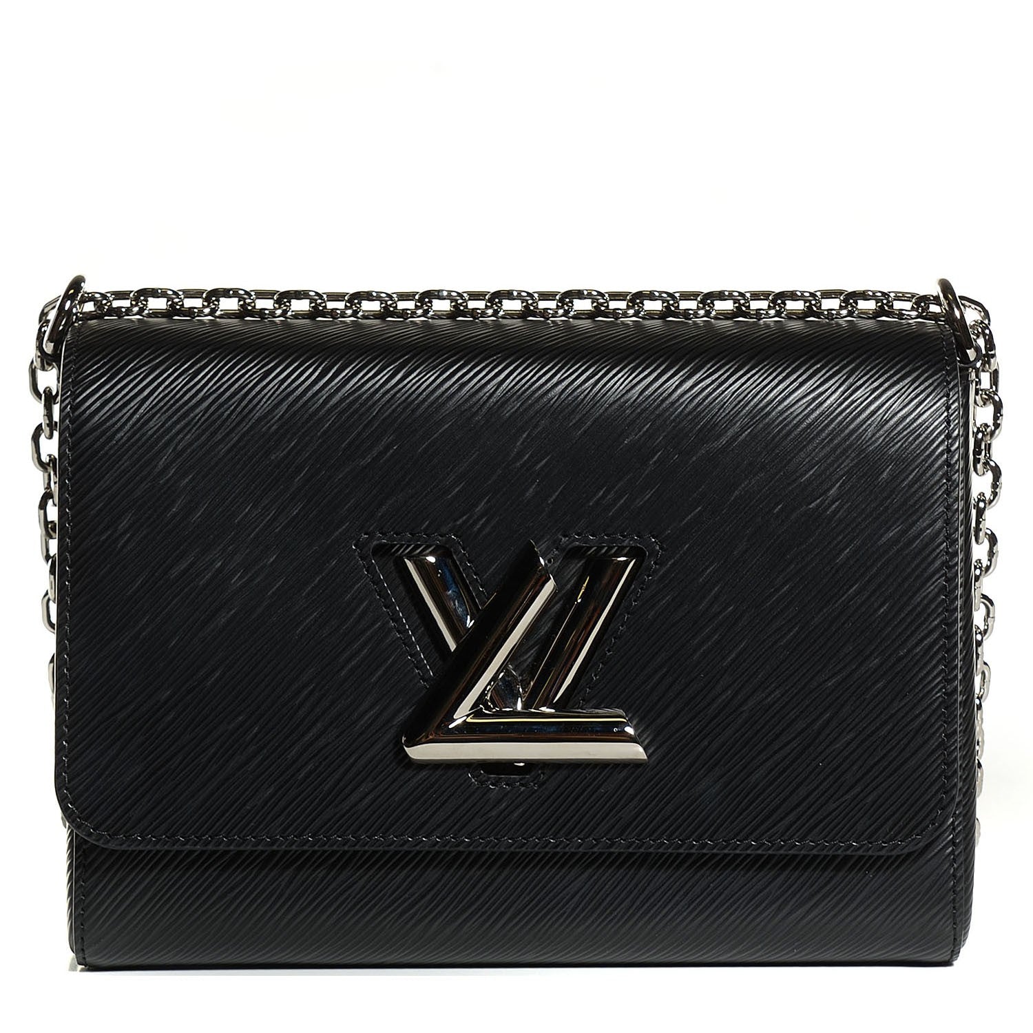 Louis Vuitton Epi Twist Shoulder Bag MM Black 1 of 8