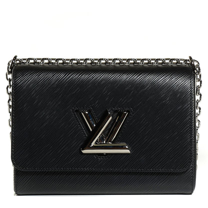 Louis Vuitton Epi Twist Shoulder Bag MM Black 1 of 8