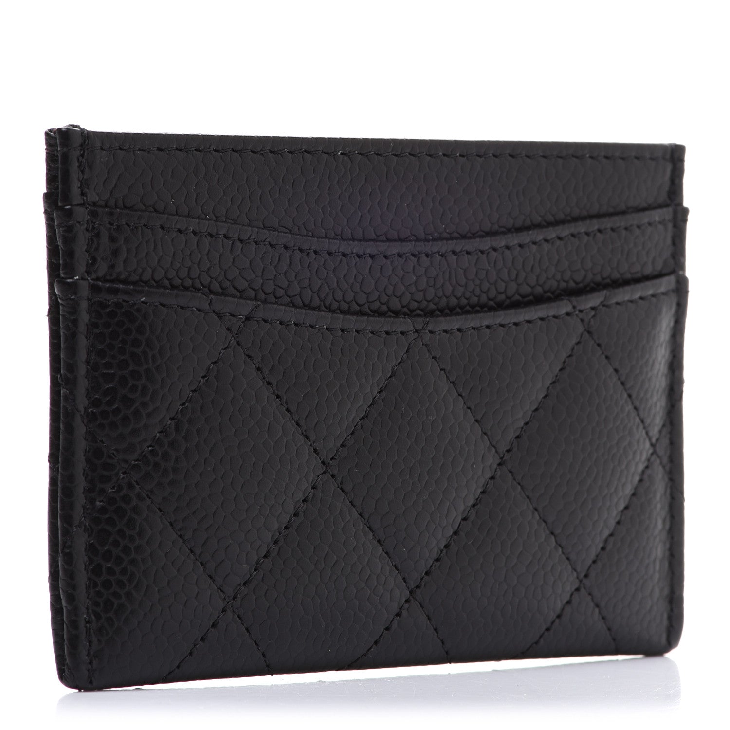 Chanel Caviar Quilted Card Holder Black 3 of 10