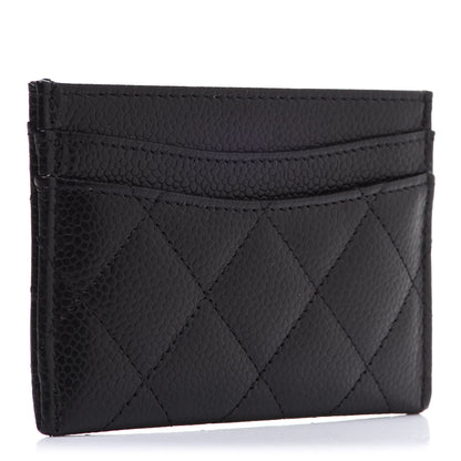 Chanel Caviar Quilted Card Holder Black 3 of 10