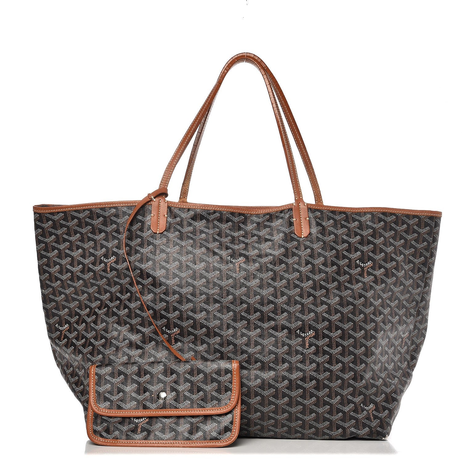 Goyard Goyardine Saint Louis GM Black Gold 1 of 22