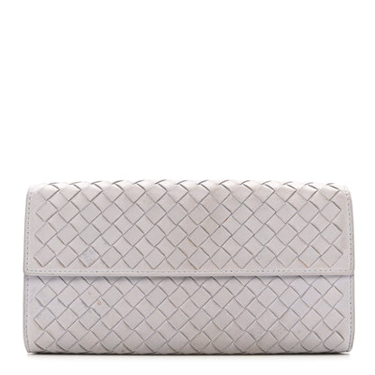Bottega Veneta Nappa Intrecciato Continental Flap Wallet Oyster Lilac 1 of 11