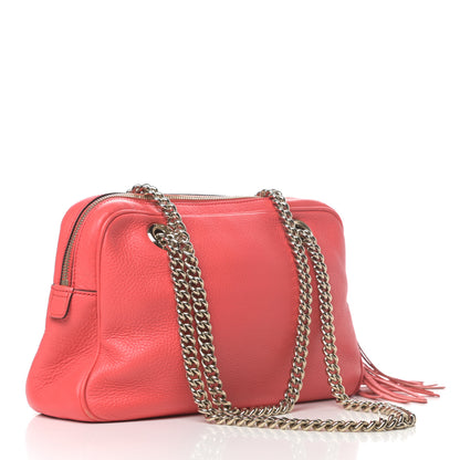 Gucci Pebbled Calfskin Small Soho Bowler Begonia Pink 3 of 10