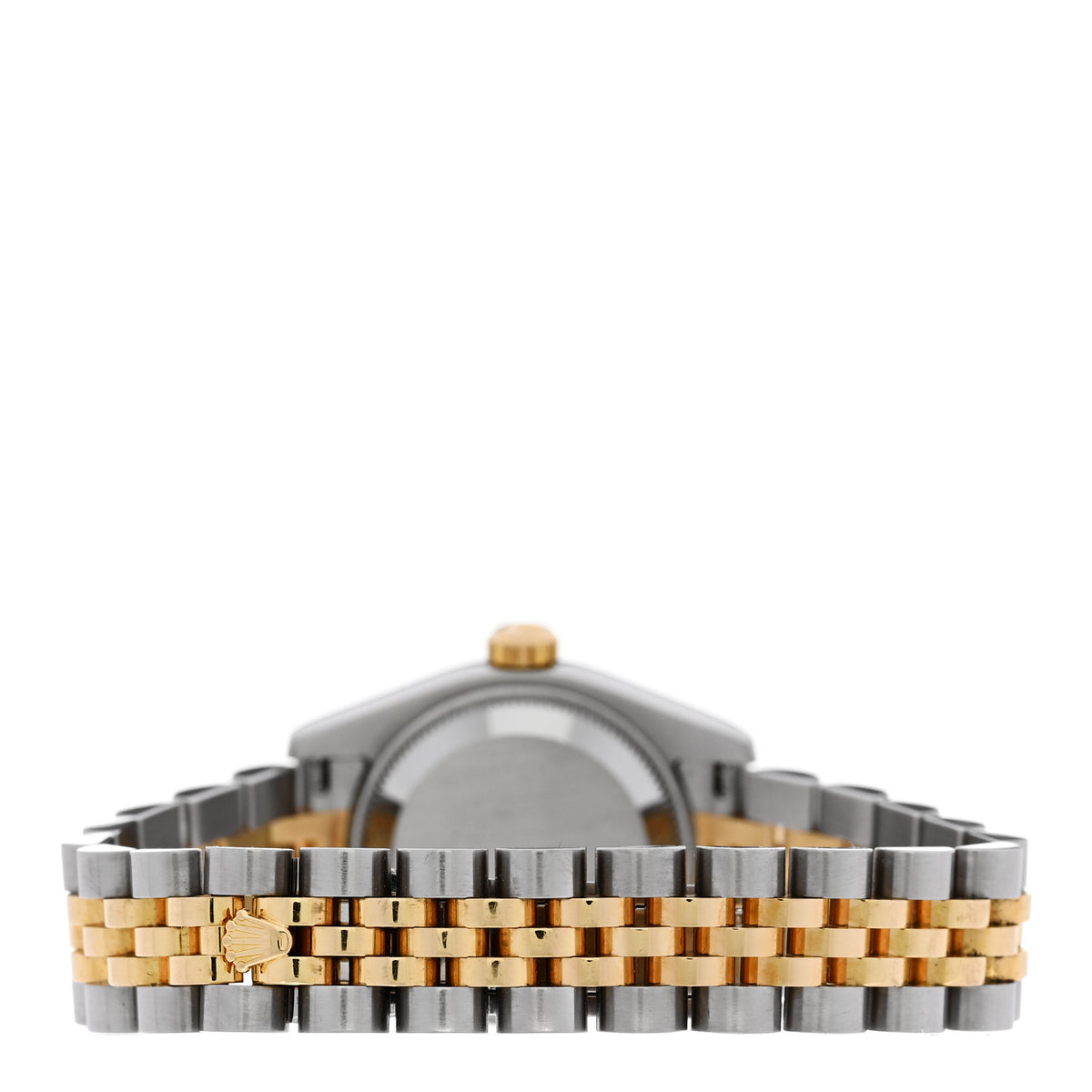 Stainless Steel 18K Yellow Gold Diamond 26mm Oyster Perpetual Datejust Watch Silver 179173