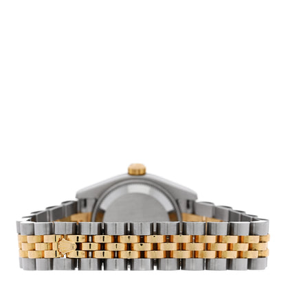Rolex Stainless Steel 18K Yellow Gold Diamond 26mm Oyster Perpetual Datejust Watch Silver 179173 3 of 4