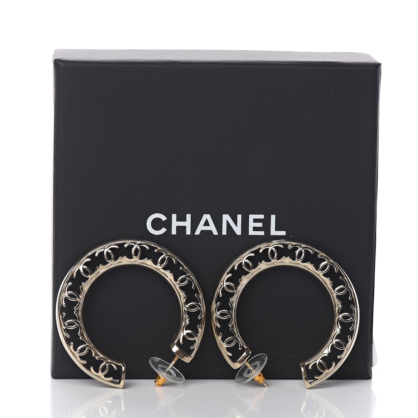 CC Hoop Earrings Gold