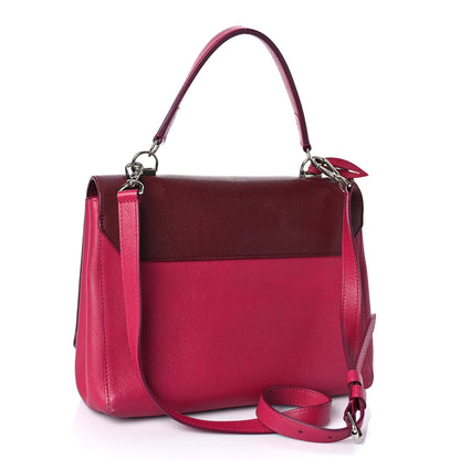 Louis Vuitton Calfskin Lockme II Top Handle Grenat Dahlia 2 of 17