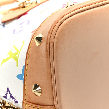 Louis Vuitton Monogram Multicolor Alma White 8 of 11