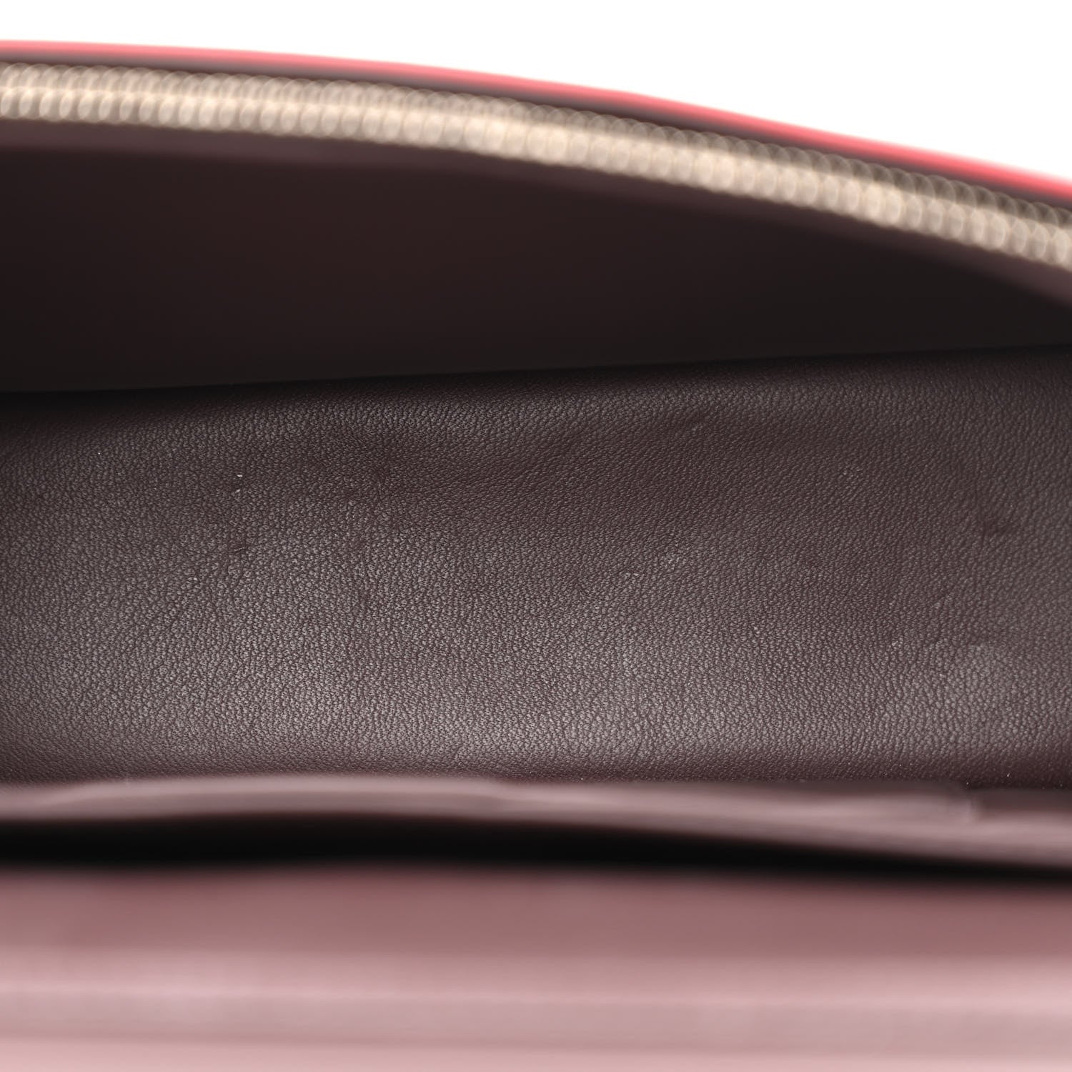 Christian Dior Metallic Box Patent Calfskin Miss Dior Promenade Pouch Red 5 of 12