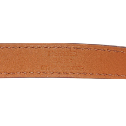 Hermes Epsom Kelly Double Tour Bracelet S Orange 6 of 8
