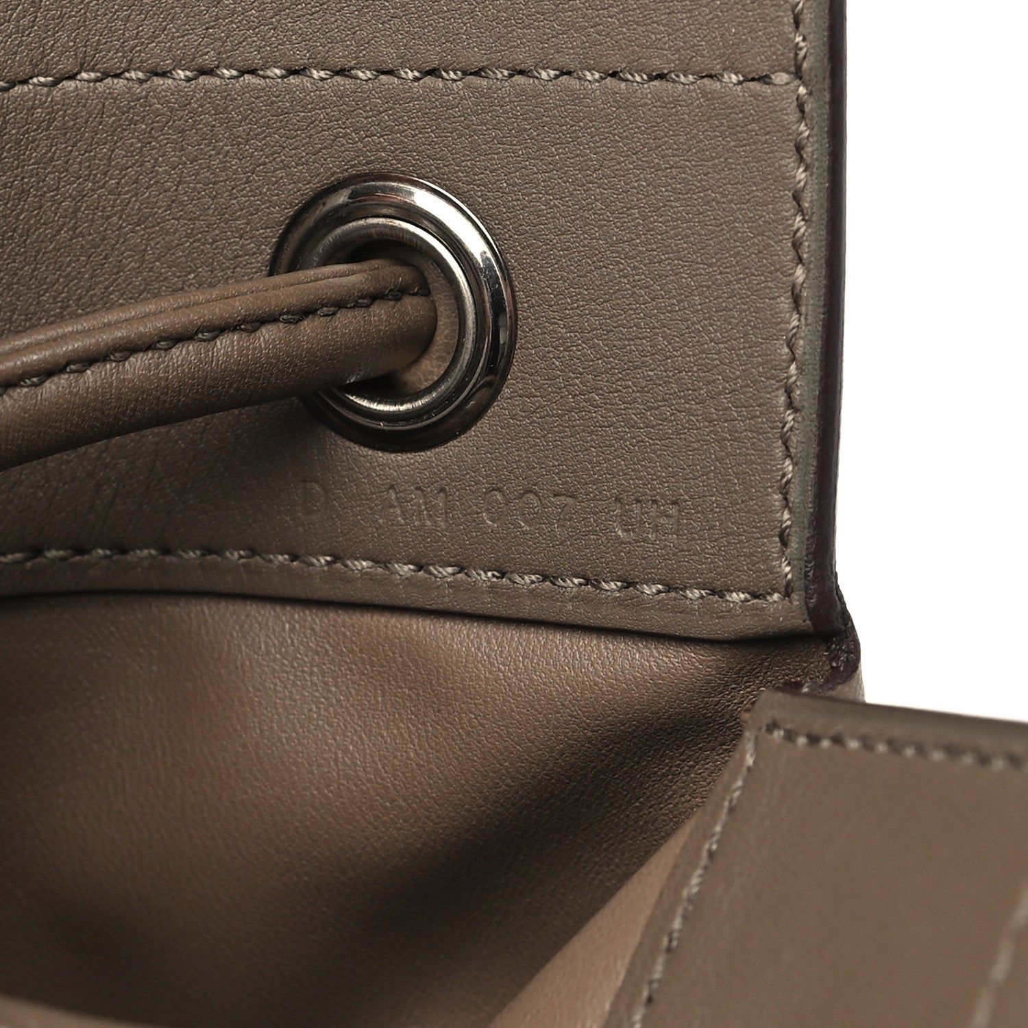 Hermes Milo Lambskin Swift Mini Aline Etoupe 7 of 9