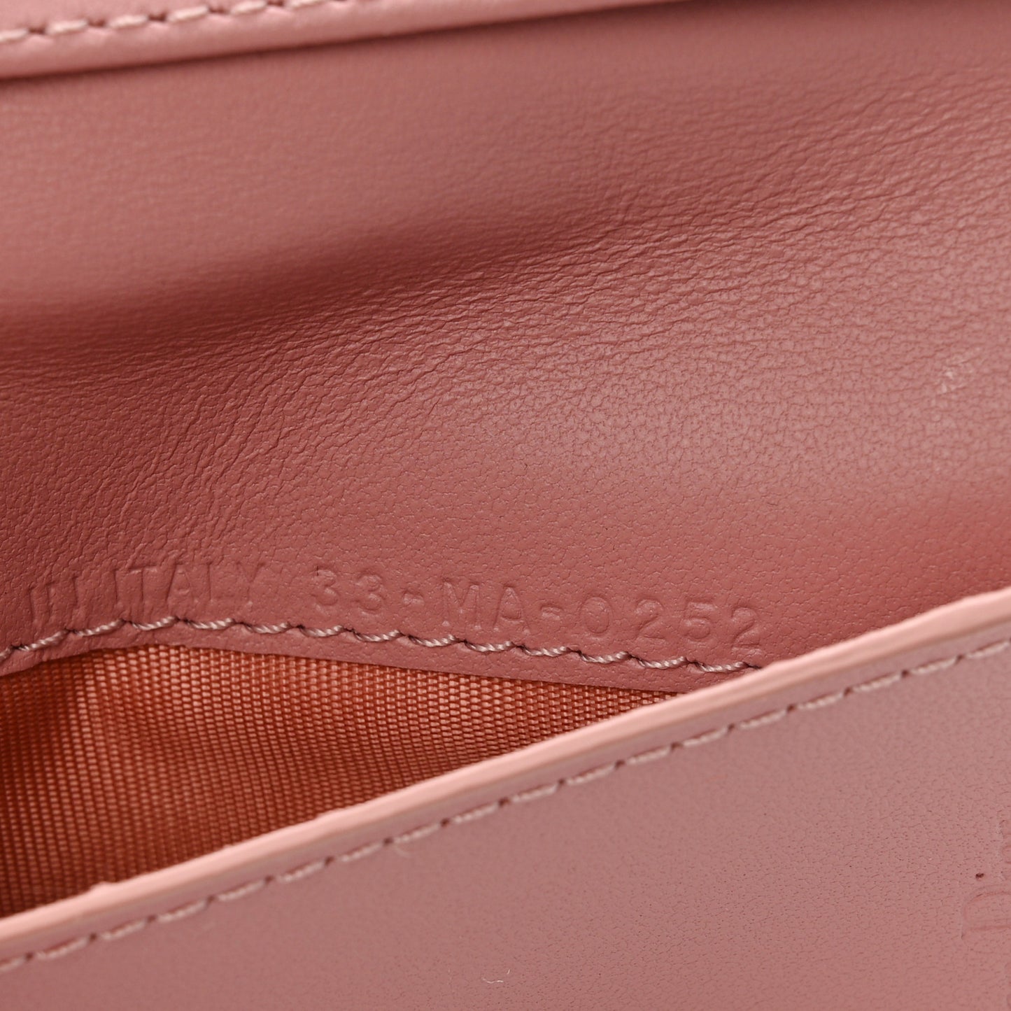 Lambskin Cannage Small Lady Dior Flap Card Holder Powder Pink