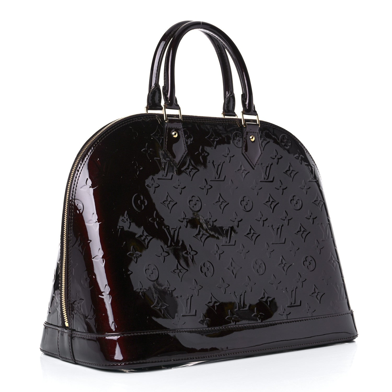 Louis Vuitton Vernis Alma GM Amarante 3 of 14