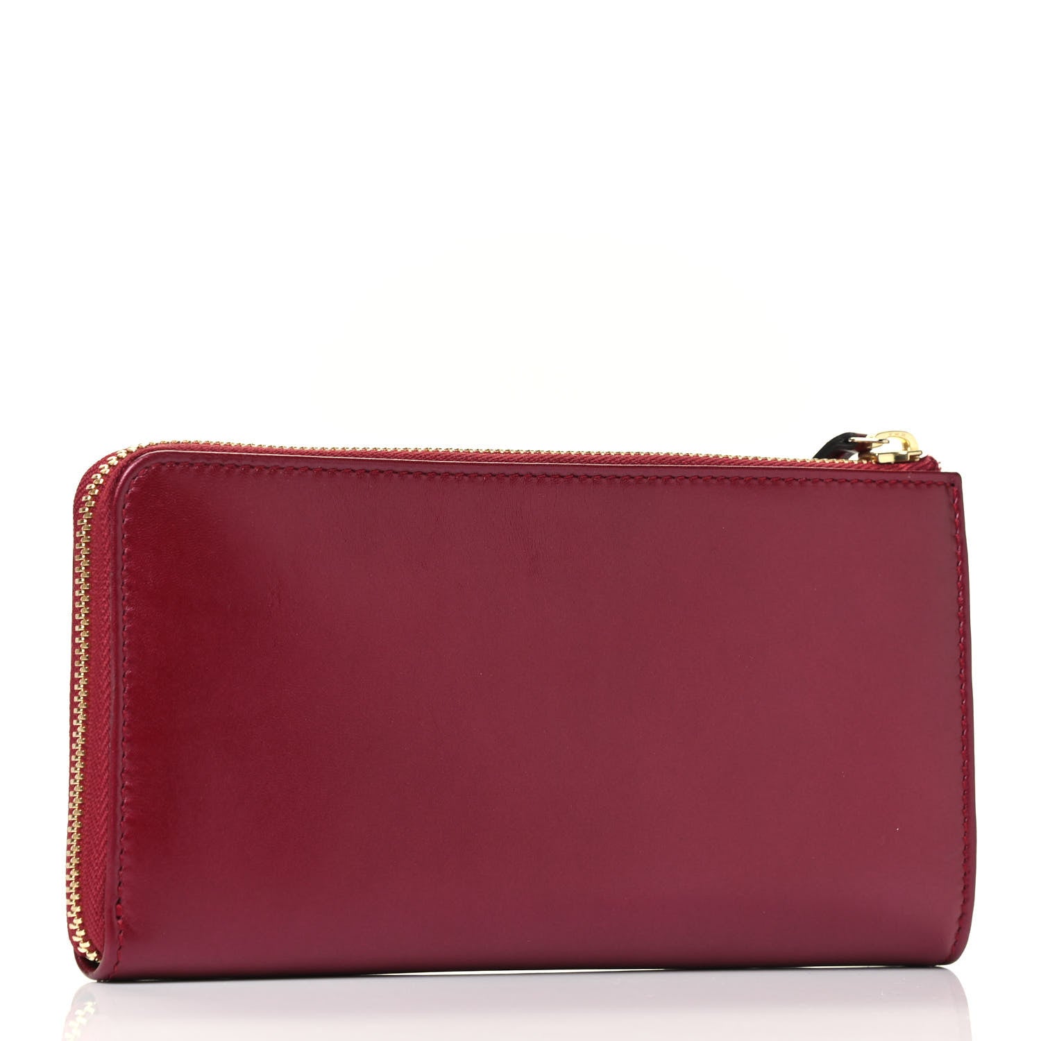 Gucci Smooth Calfskin Donna Long Wallet Red 2 of 4