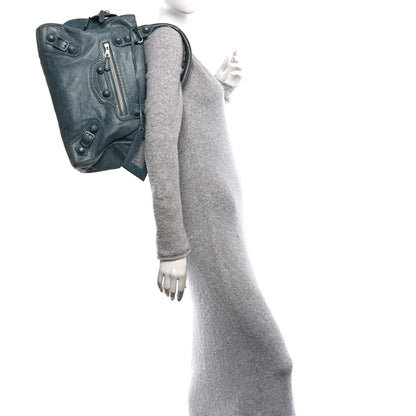 Balenciaga Agneau Giant Brogues Hardware Mid Day Sky 3 of 13