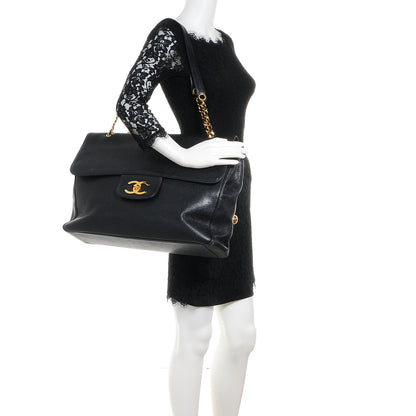 Chanel Caviar XL Weekender Bag Black 2 of 8