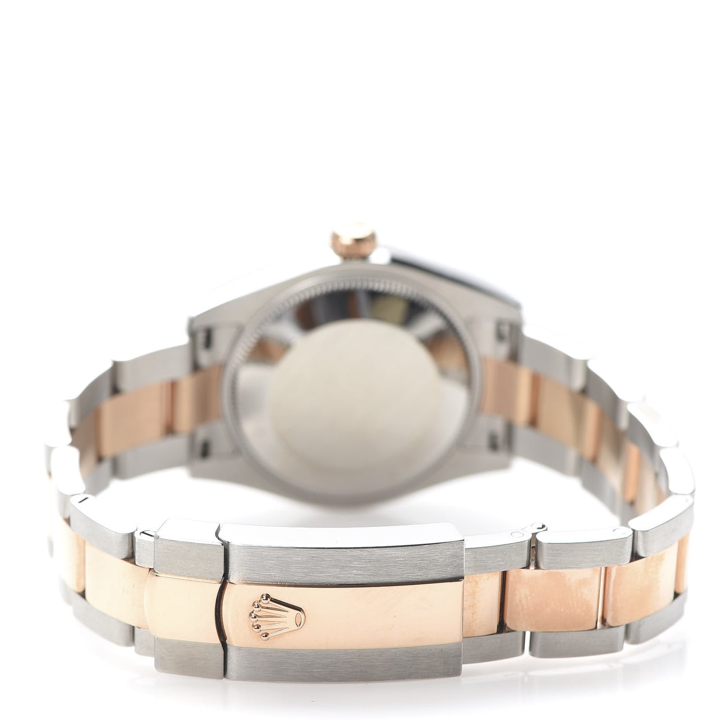Stainless Steel 18K Everose Gold Black Mother of Pearl 31mm Oyster Perpetual Datejust Watch 178241