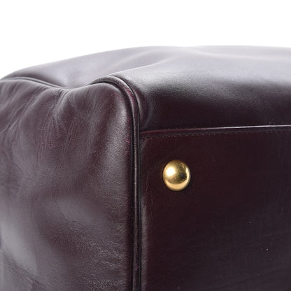 Saint Laurent Calfskin Classic Duffle 6 Bordeaux 20 of 25
