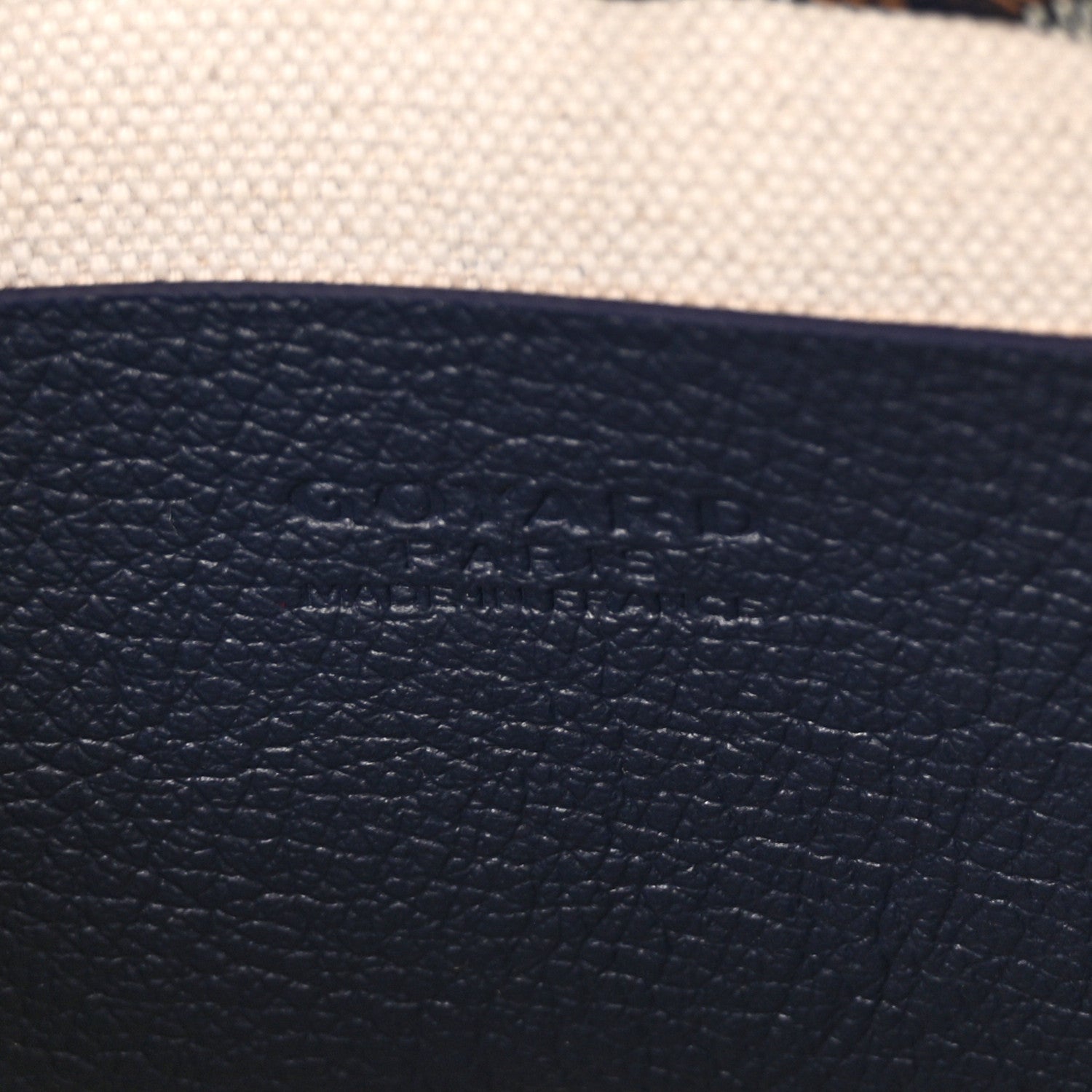 Goyard Goyardine Plumet Wallet Clutch Navy 5 of 9