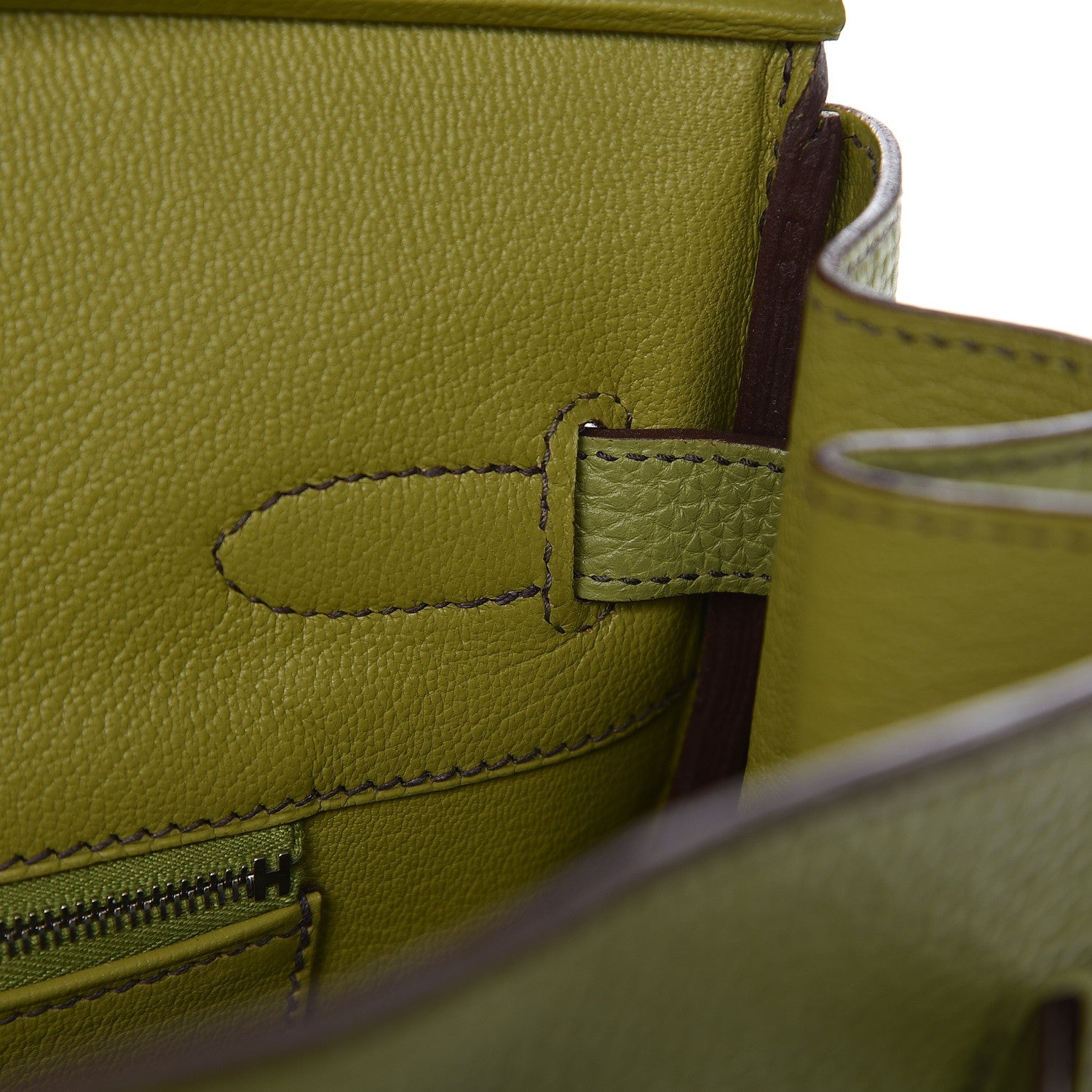 Hermes Togo Birkin 35 Vert Anis 17 of 31