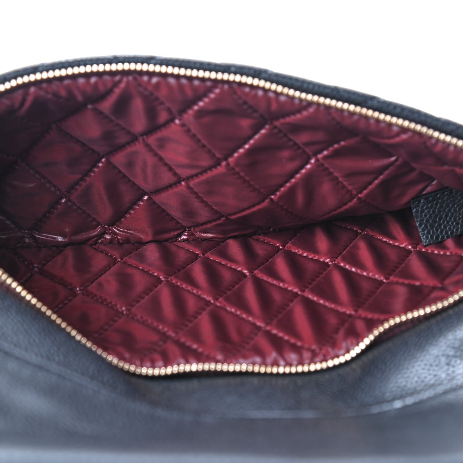 Chanel Caviar Quilted CC Beauty Clutch Black 6 of 10