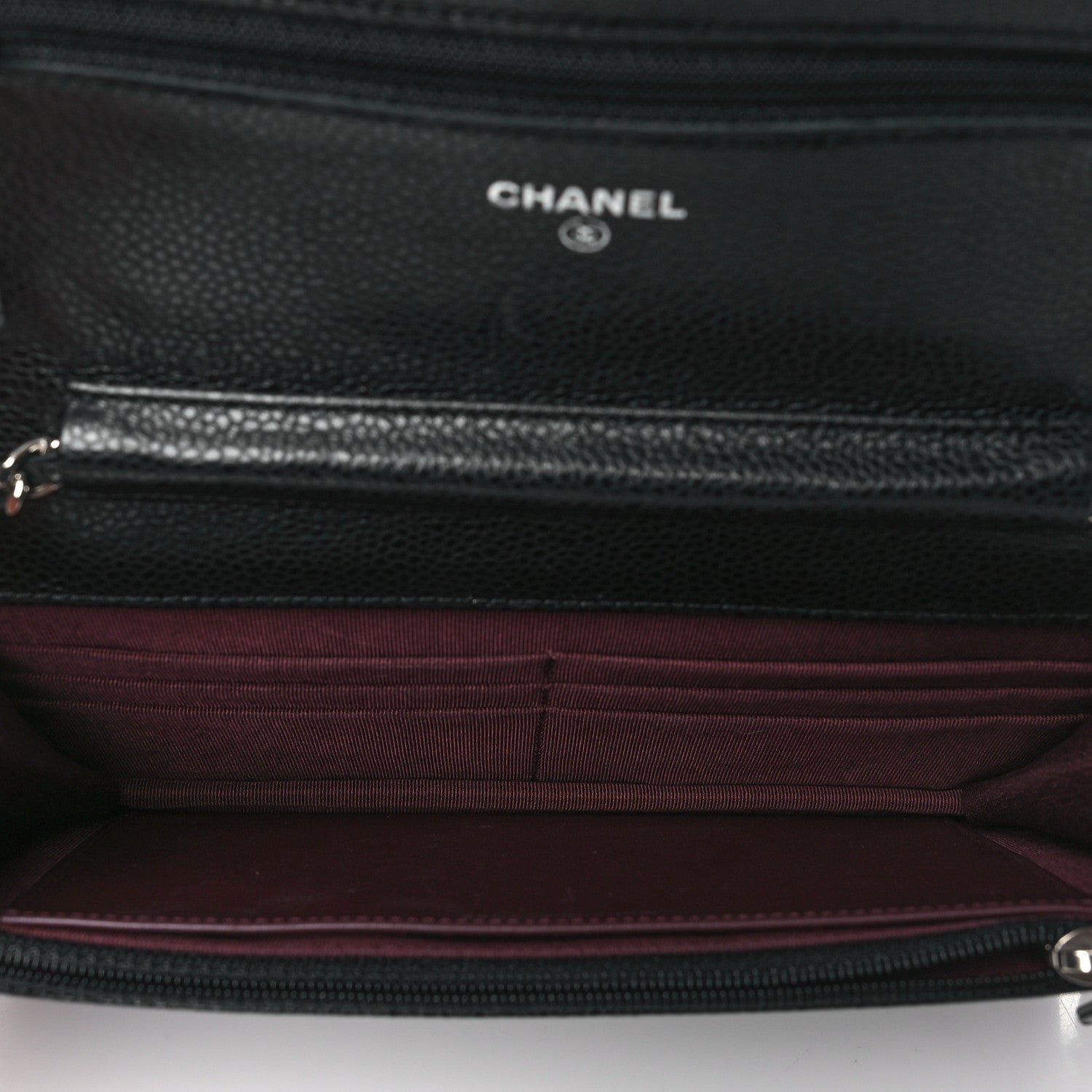 Chanel Caviar Quilted Wallet On Chain WOC Black 5 of 11