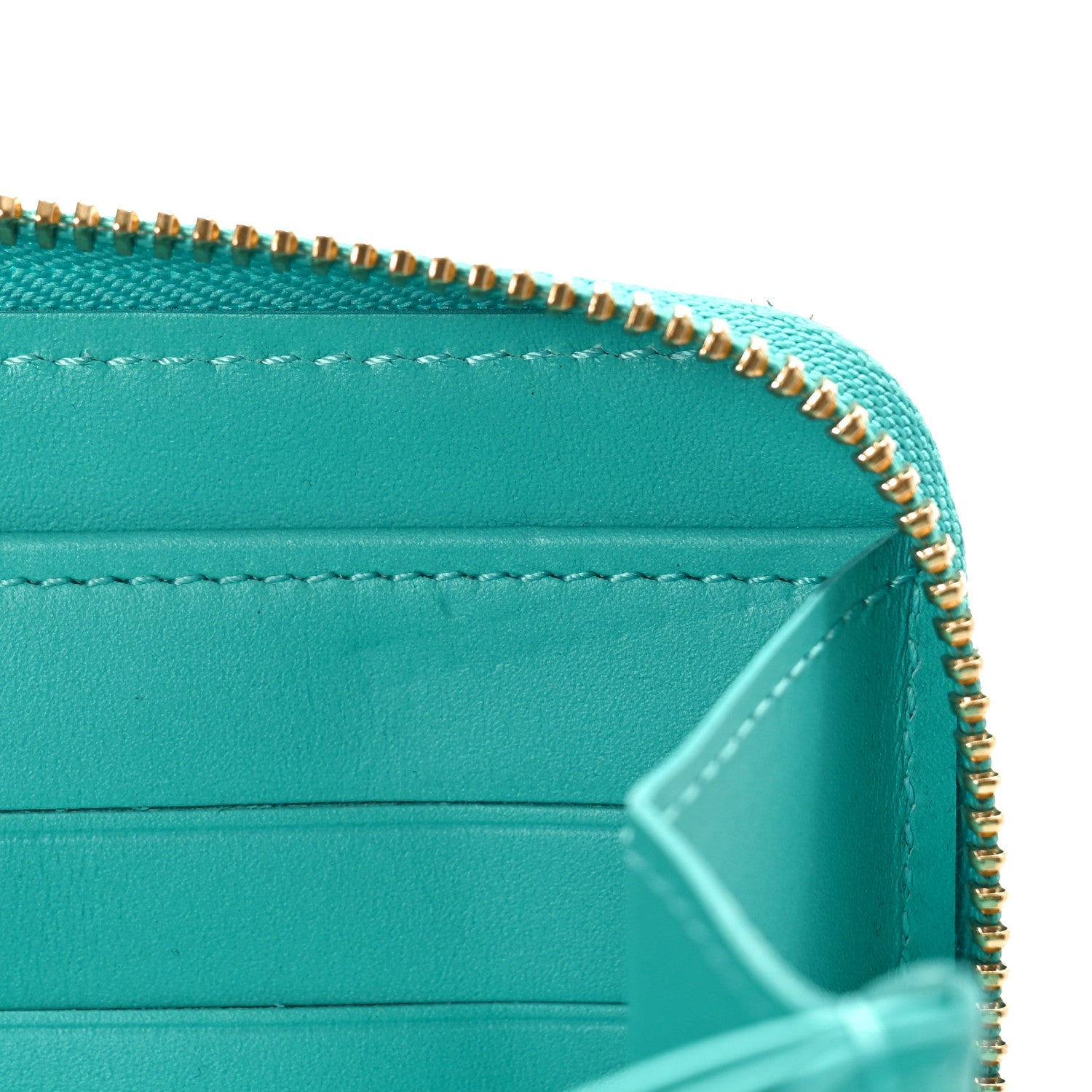 Louis Vuitton LOUIS VUITTON Vernis Zippy Wallet Bleu Lagon 8 of 9