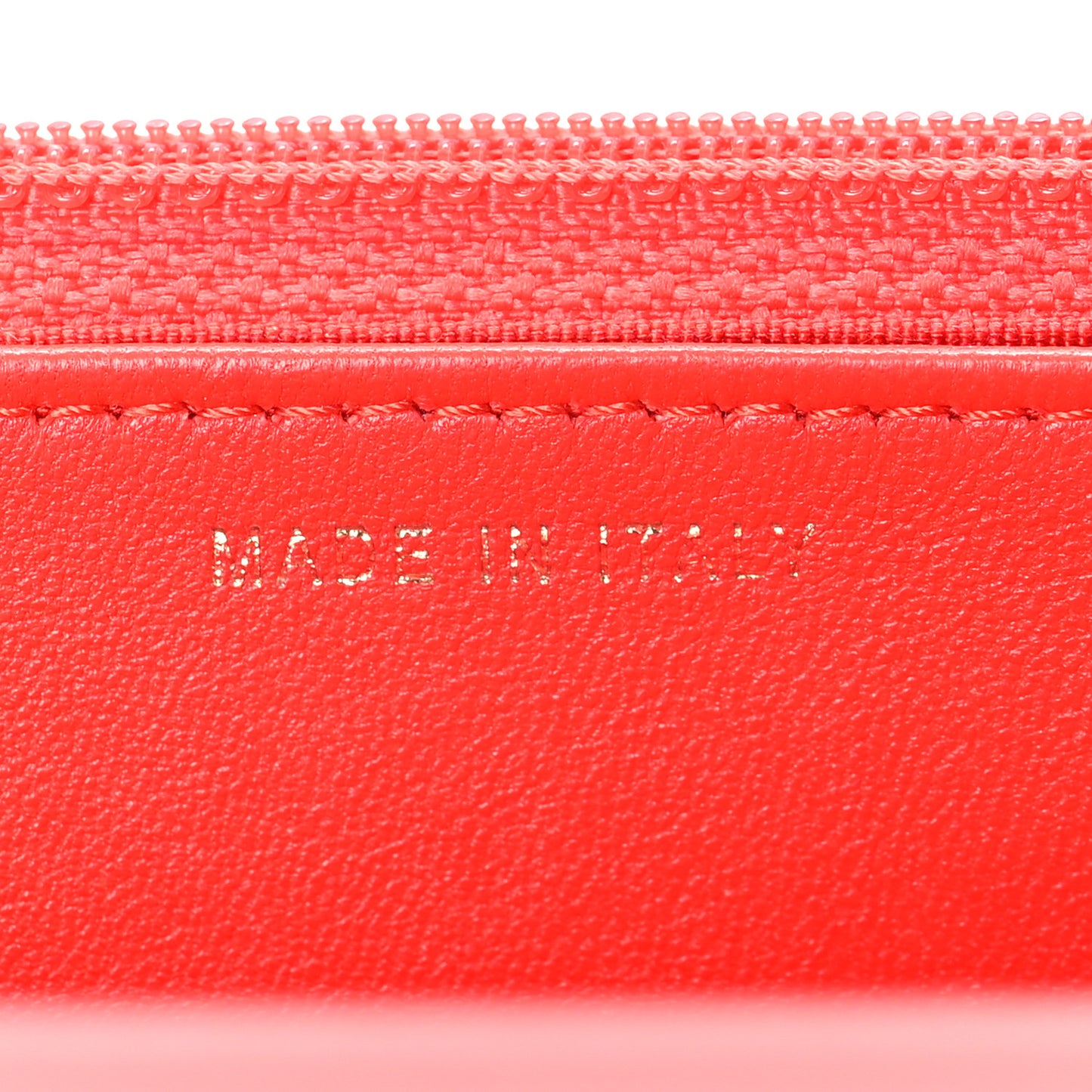 Lambskin Chevron Quilted Trendy CC Wallet On Chain WOC Red