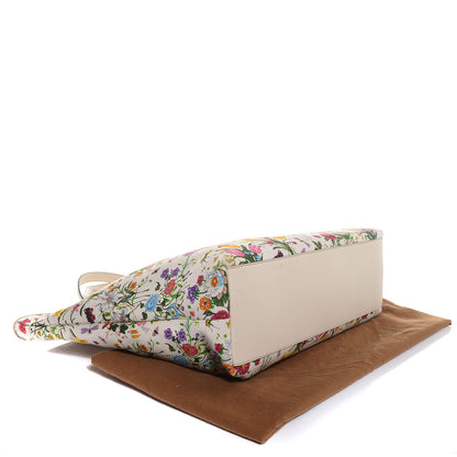 Gucci Canvas Large Floral Flora Tote 3 of 7