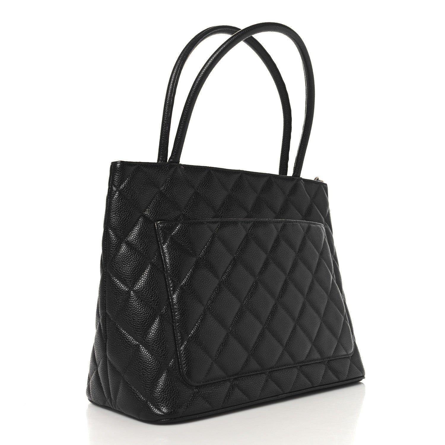 Chanel Caviar Quilted Medallion Tote Black 3 of 10