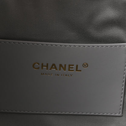 Chanel Metallic Aged Calfskin Quilted Small Chanel 25 Handbag Silver 6 of 12