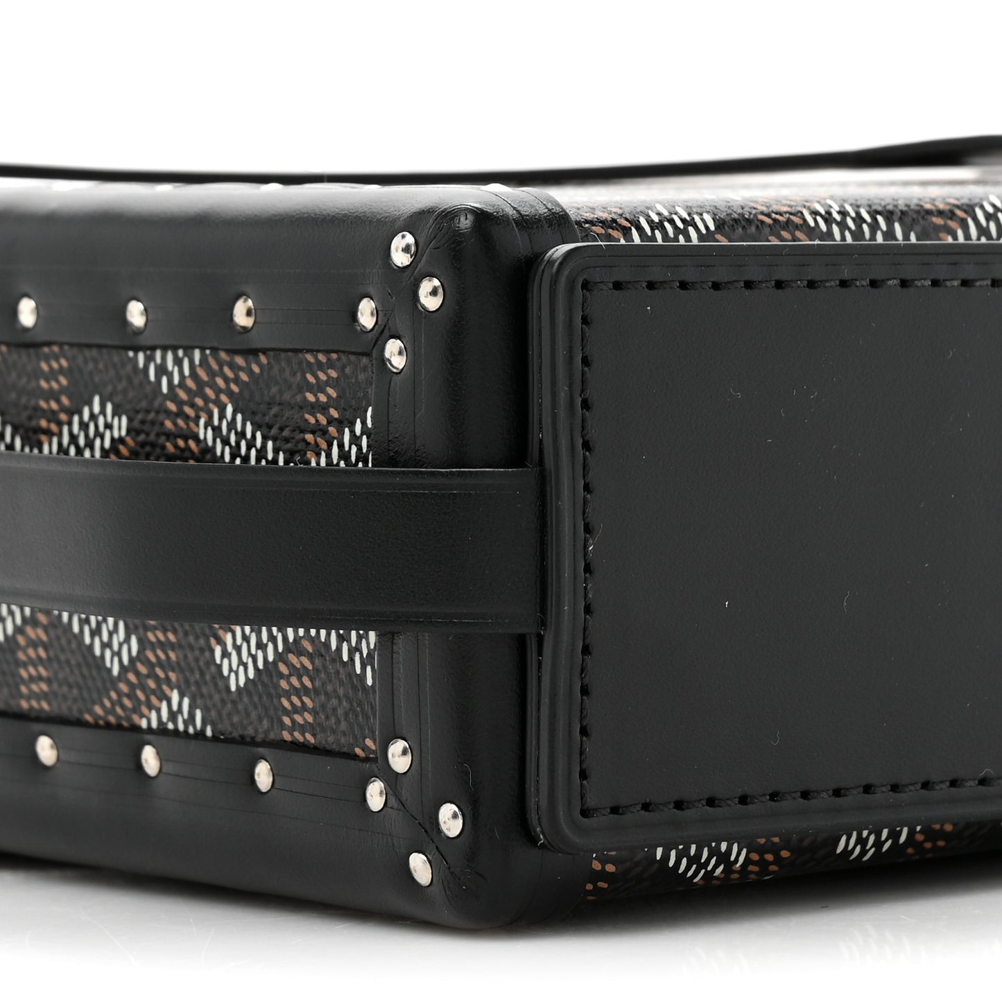 Goyardine Minaudiere Trunk Bag Black