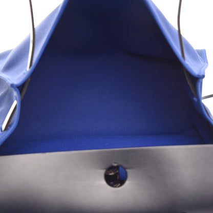 Hermes Toile Vache Hunter Herbag Zip 39 MM Bleu Electrique Bleu Indigo 5 of 7
