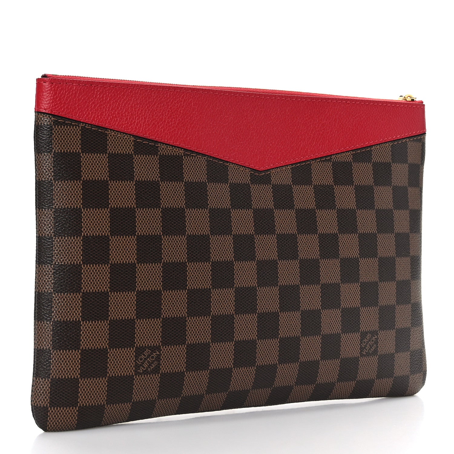 Louis Vuitton Damier Ebene Daily Pouch Scarlet 3 of 6