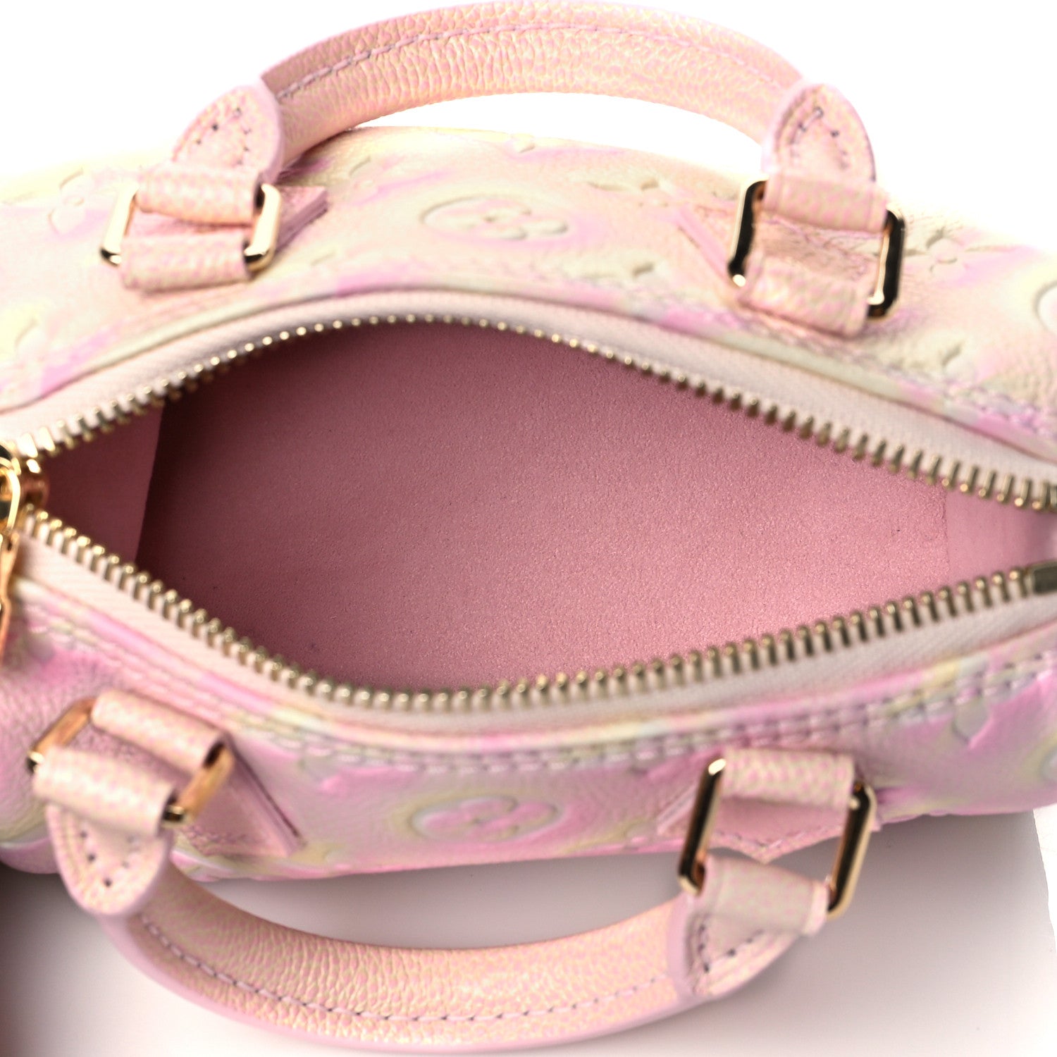 Louis Vuitton Empreinte Monogram Summer Stardust Nano Speedy Pink 5 of 9