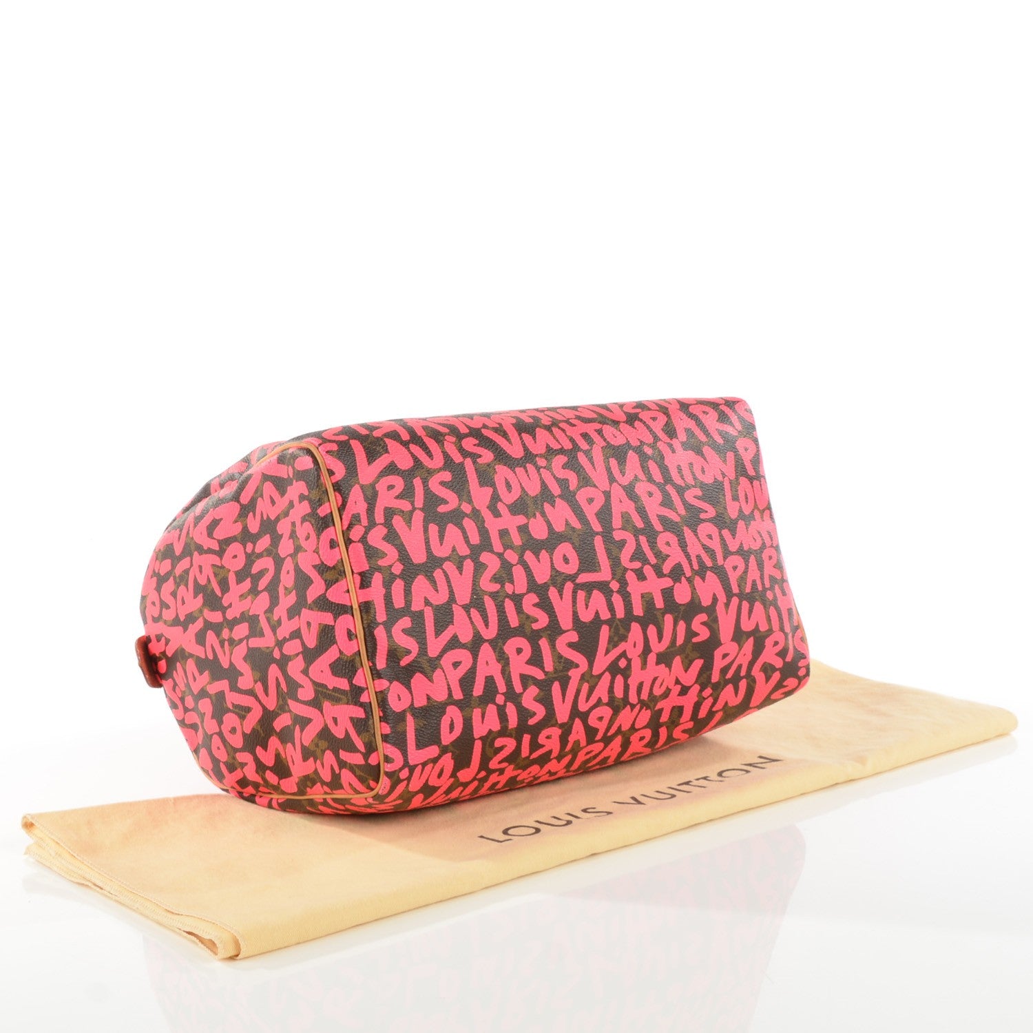 Louis Vuitton Monogram Graffiti Speedy 30 Fuchsia 4 of 7
