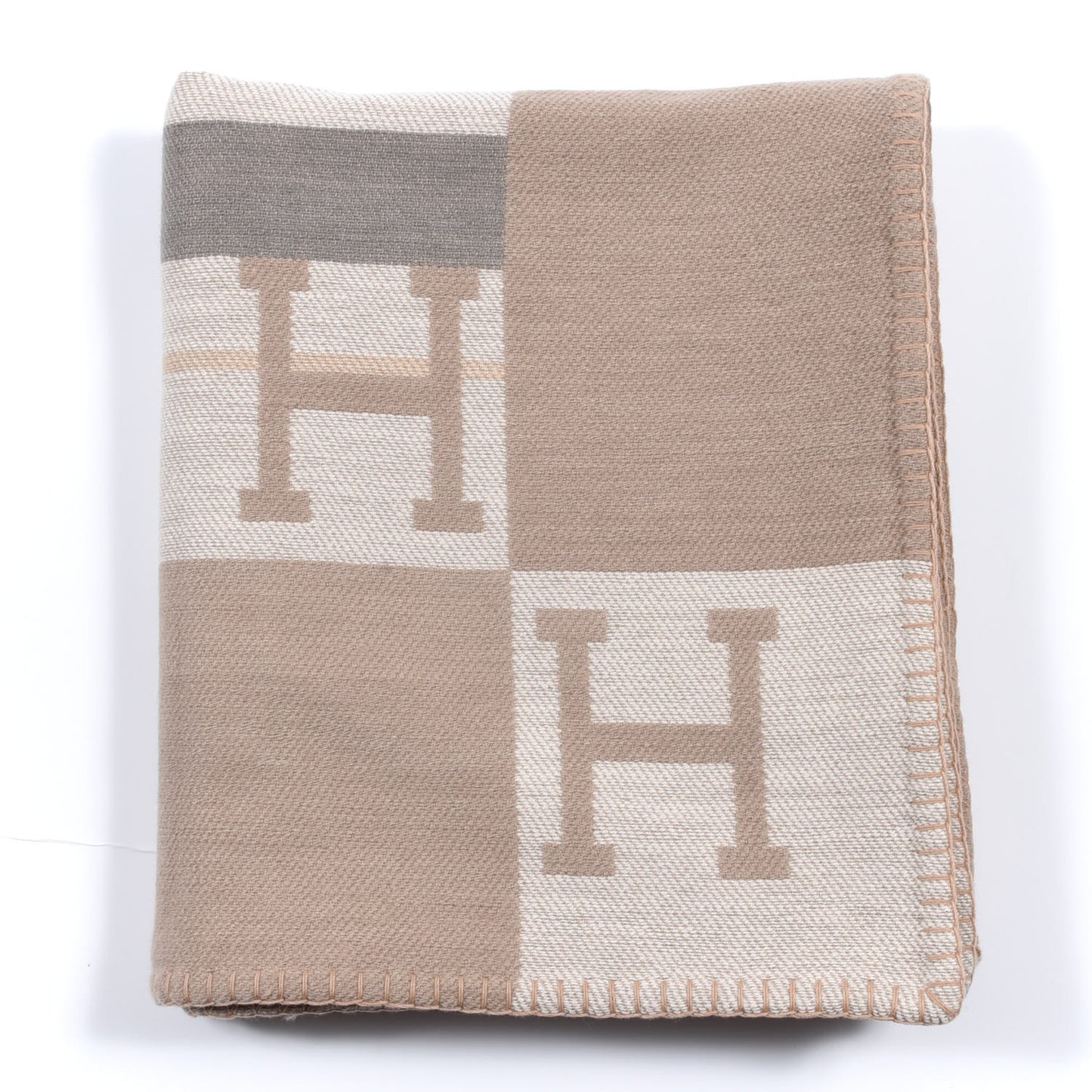 Cashmere Avalon Rocabar Blanket Naturel