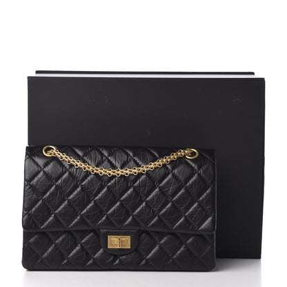 Chanel Aged Calfskin Quilted 2.55 Reissue 226 Flap Black 11 of 11