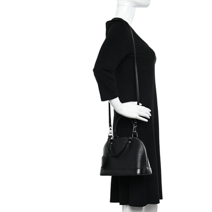 Louis Vuitton Epi Alma BB Black 2 of 11