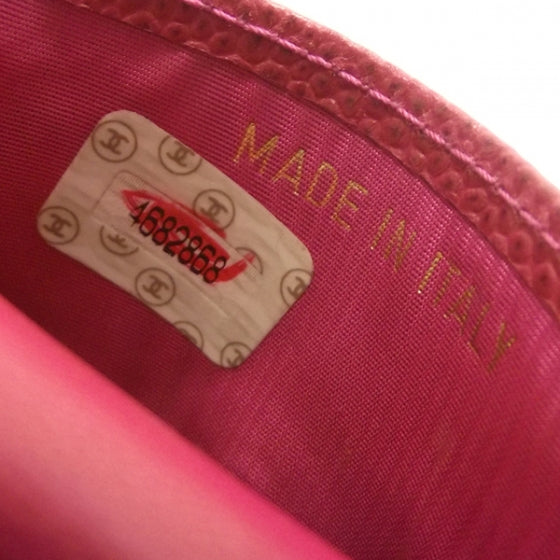 Chanel Pink Caviar Crossbody Bag 8 of 10