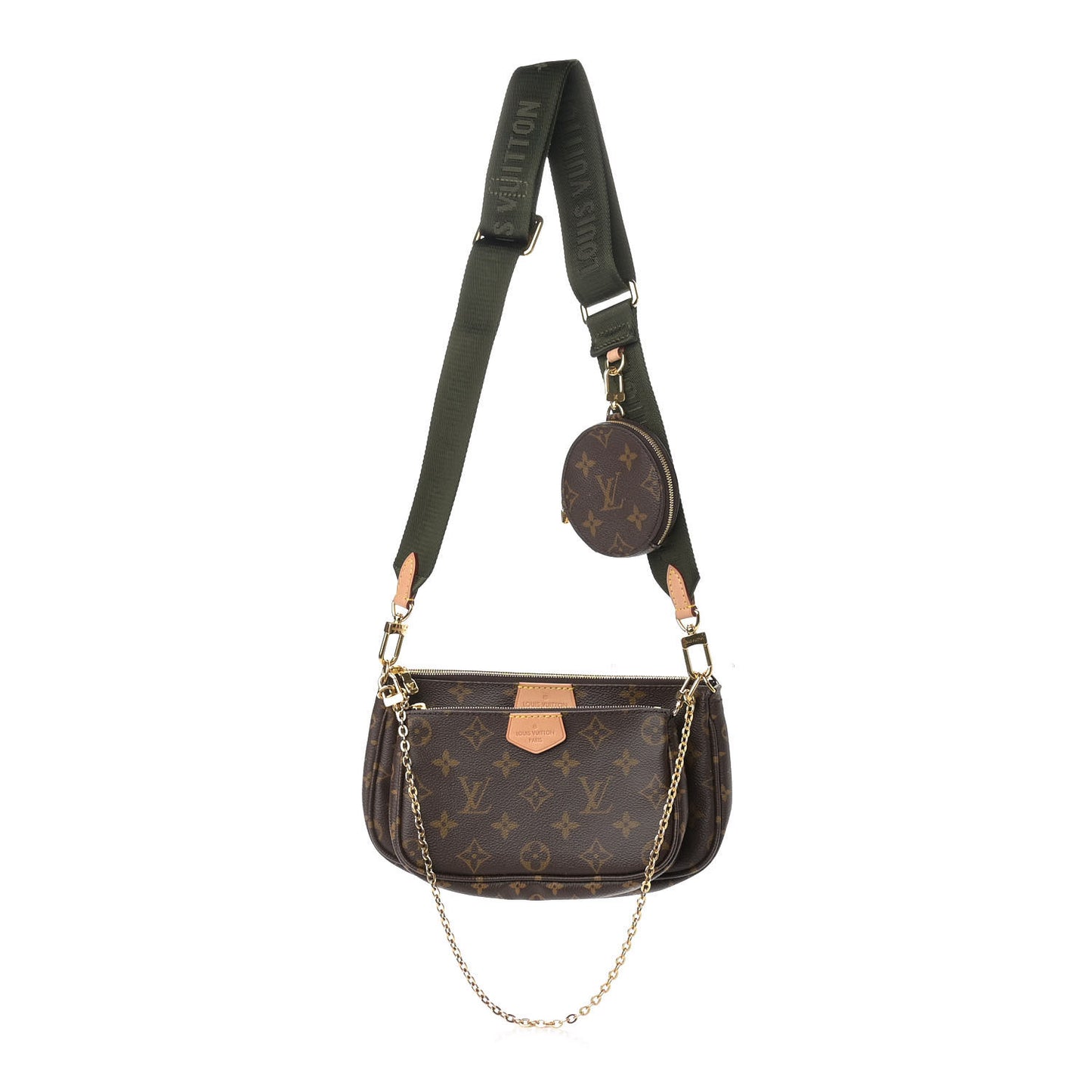 Monogram Multi Pochette Accessories Kaki