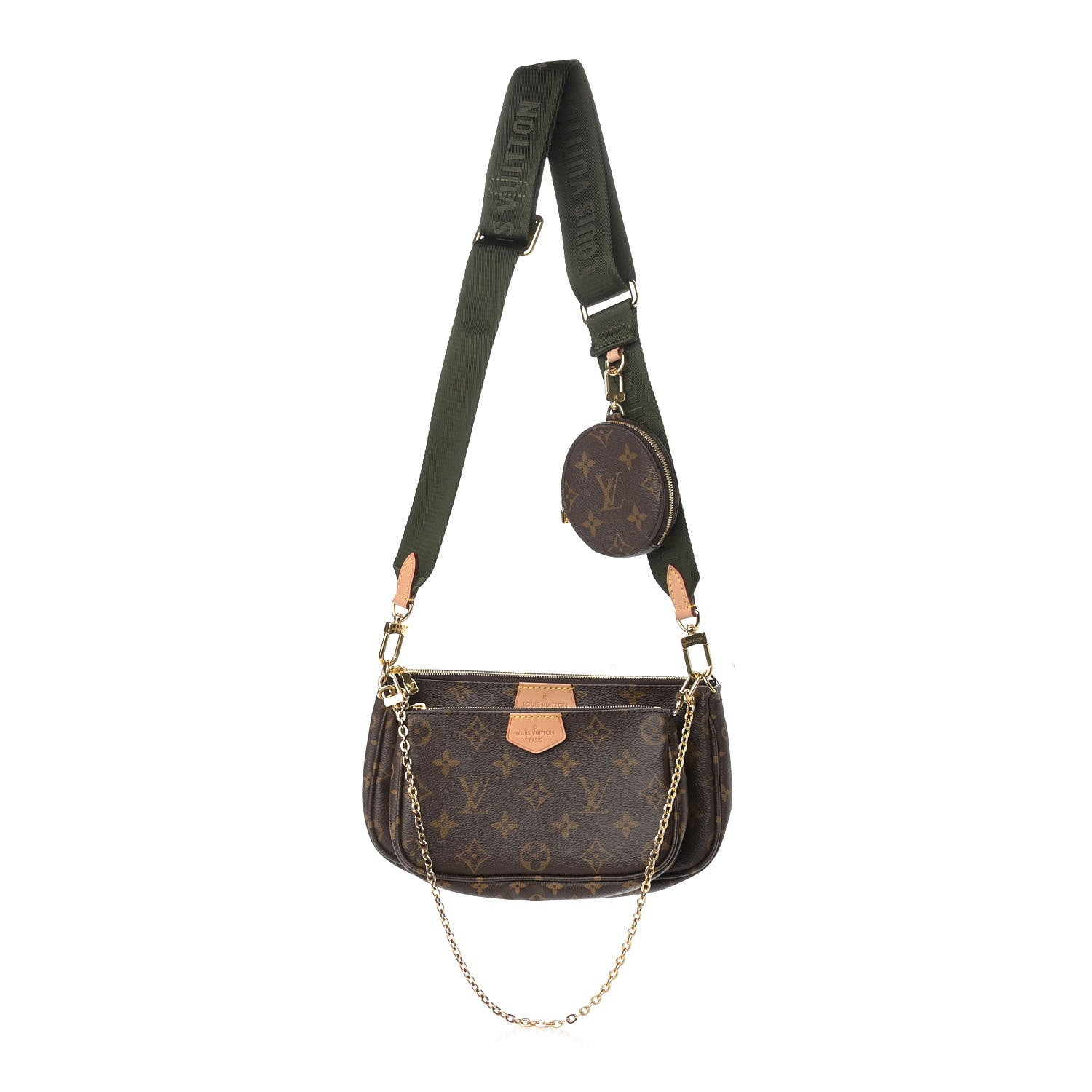 Louis Vuitton Monogram Multi Pochette Accessories Kaki 1 of 9